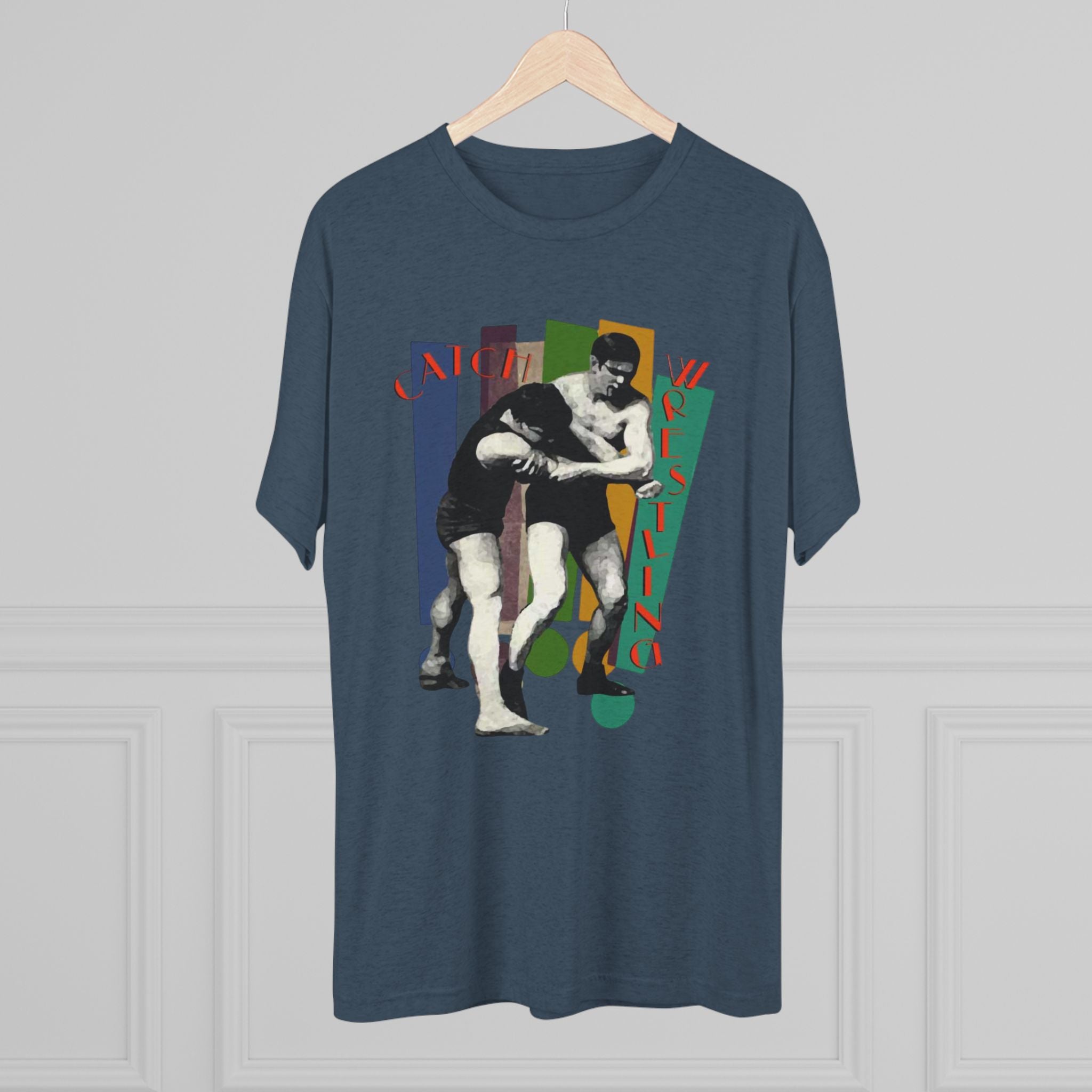 Wrestling Retro Graphic Tee — Vintage Grapplers Design