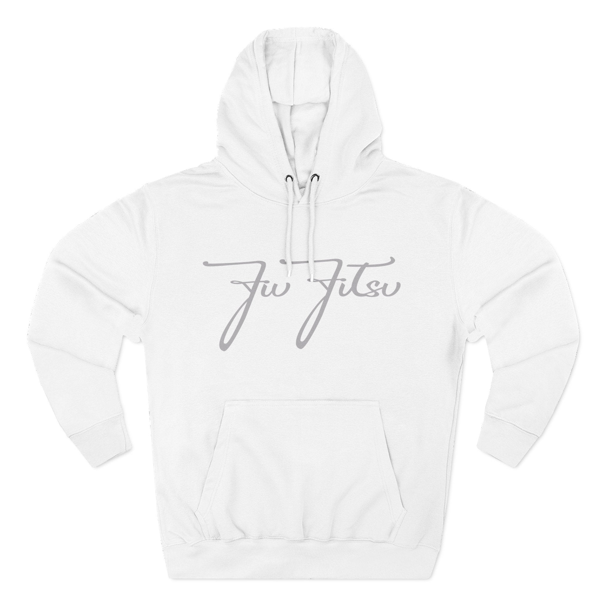 Stylish Jiu Jitsu Flow Three-Panel Fleece Hoodie - Cozy Casual Wear for Everyday, Perfect for Gifts, Relaxation, and Seasonal Celebrations