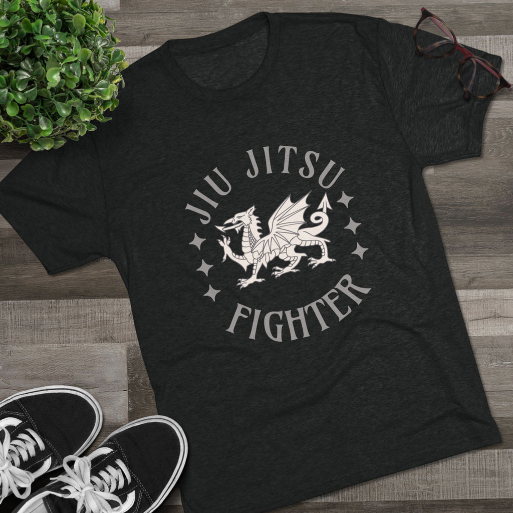 Jiu Jitsu Fighter Tri-Blend Crew Tee