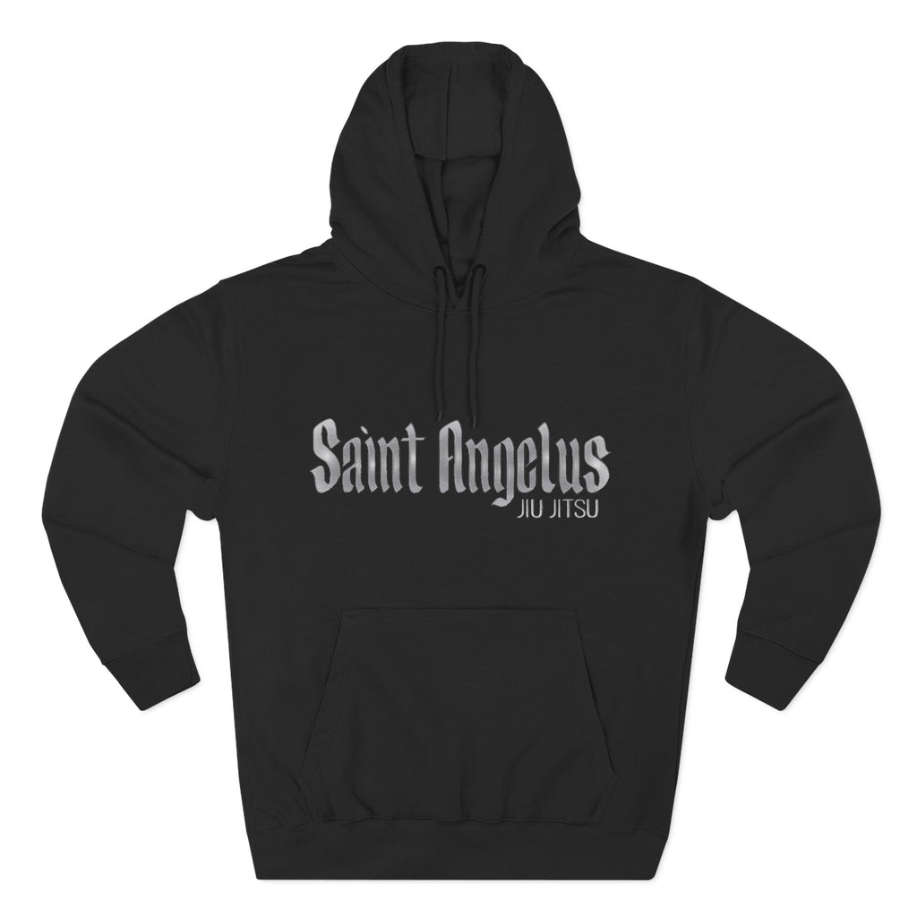 Saint Angelus (2) Jiu Jiutsu Stylish Three-Panel Fleece Hoodie - Cozy Casual Wear, Perfect Gift for Any Occasion, Streetwear, Layering Essential, Unisex Sweatshirt