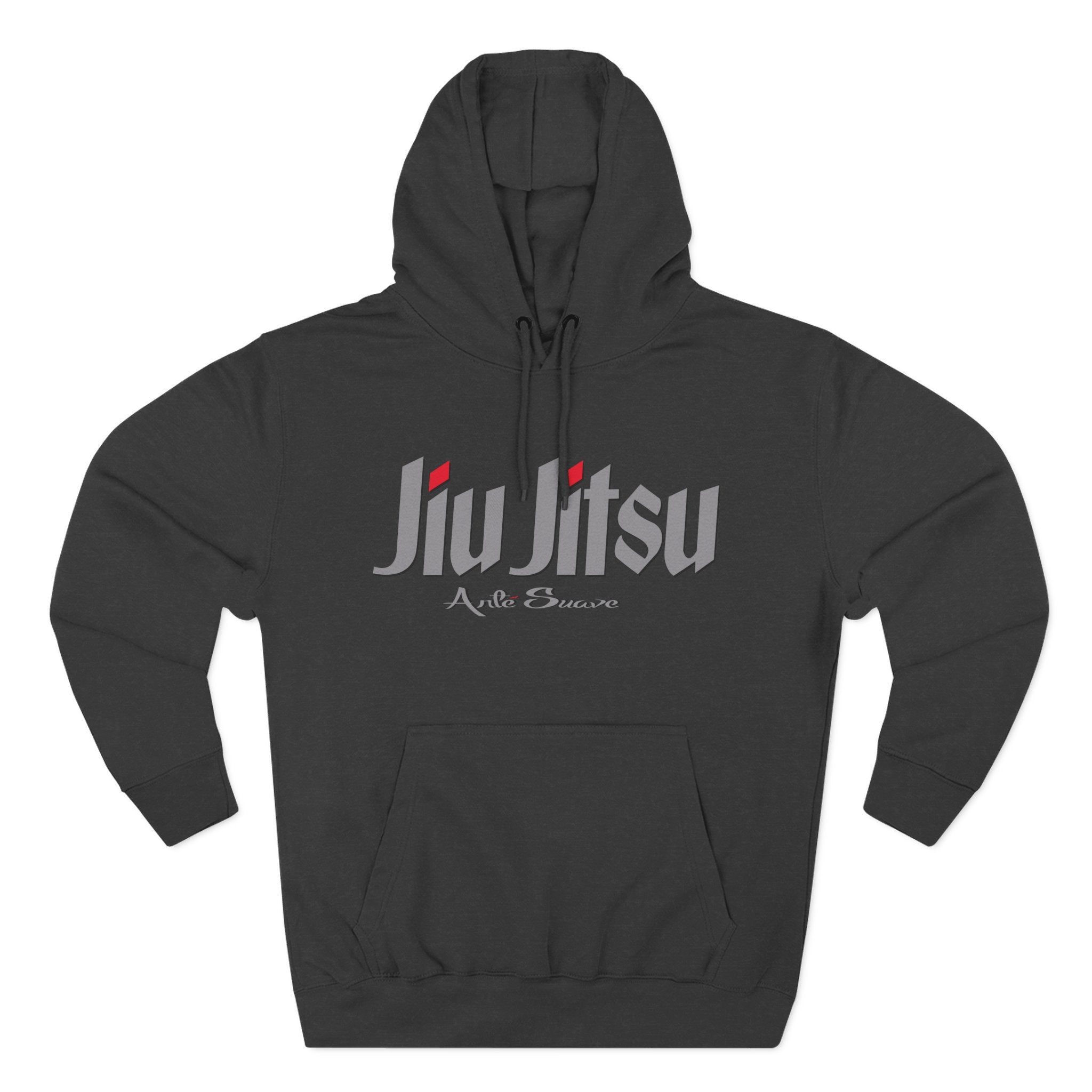 Three panel fleece Jiu Jitsu Hoodie for Martial Arts Lovers, Gifts for Athletes, Cozy Sports Apparel, Perfect for Training and Casual Wear
