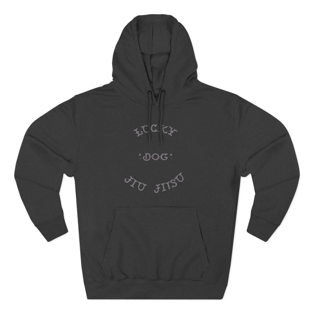 Stylish Lucky Dog Jiu Jitsu Hoodie  , Casual Wear, Gift for Martial Arts Enthusiasts, Gym Apparel, Unique Lucky Dog Gift