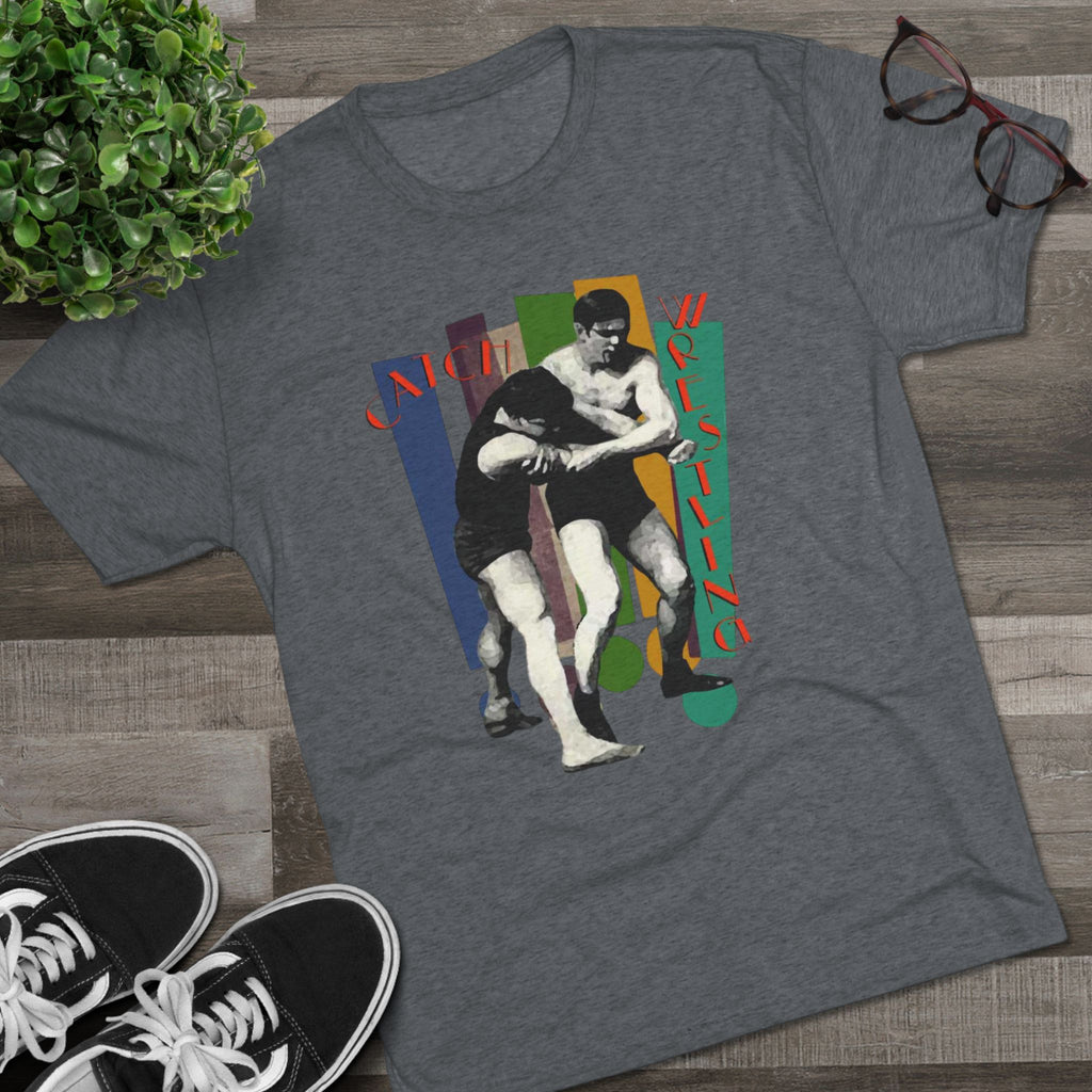 Wrestling Retro Graphic Tee — Vintage Grapplers Design