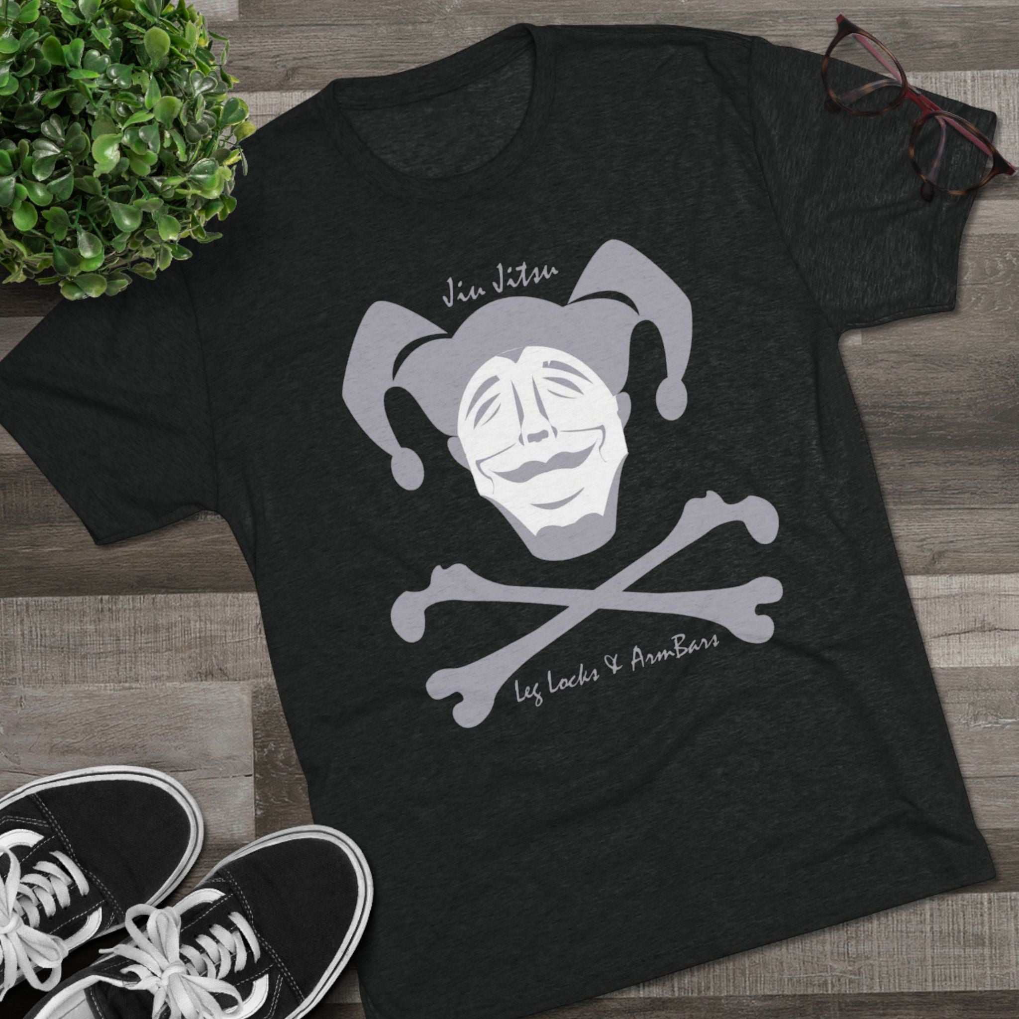 Jester Skull Tee — Playful Pirate Joker Graphic Shirt