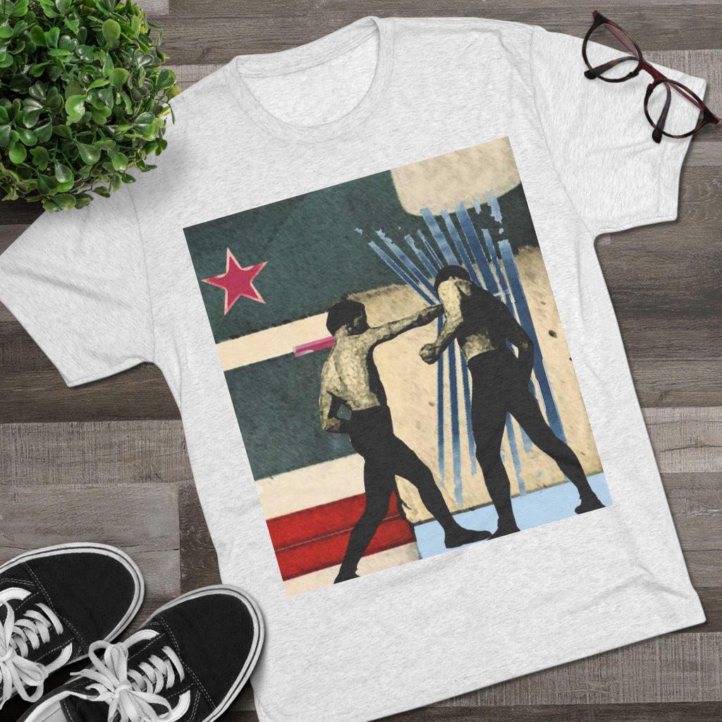 Boxing Retro Art Tee — Vintage Fight Poster Graphic T-Shirt