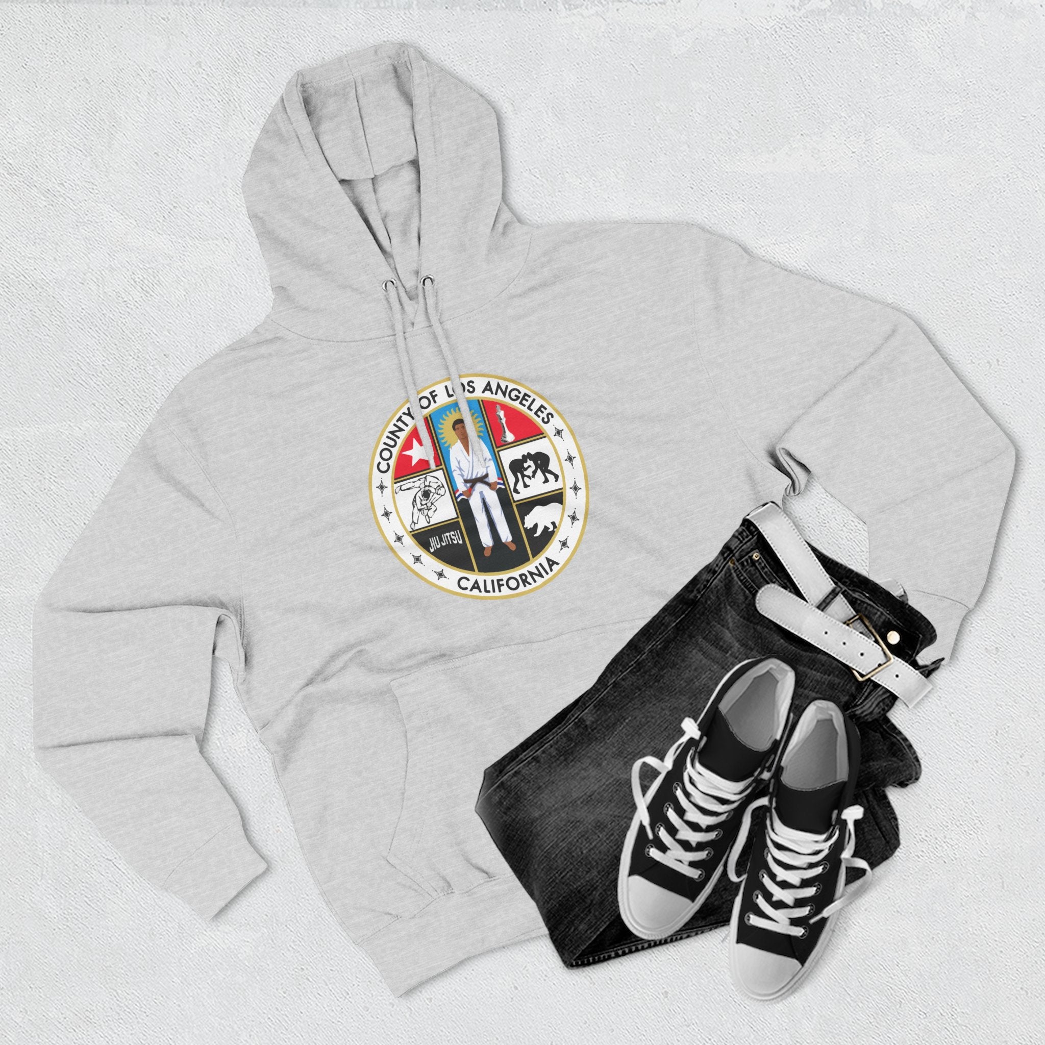 Cozy California State Seal Fleece Hoodie | Urban Casual Wear,Gift for Friends,Soft Hoodie,Street Style,California Pride