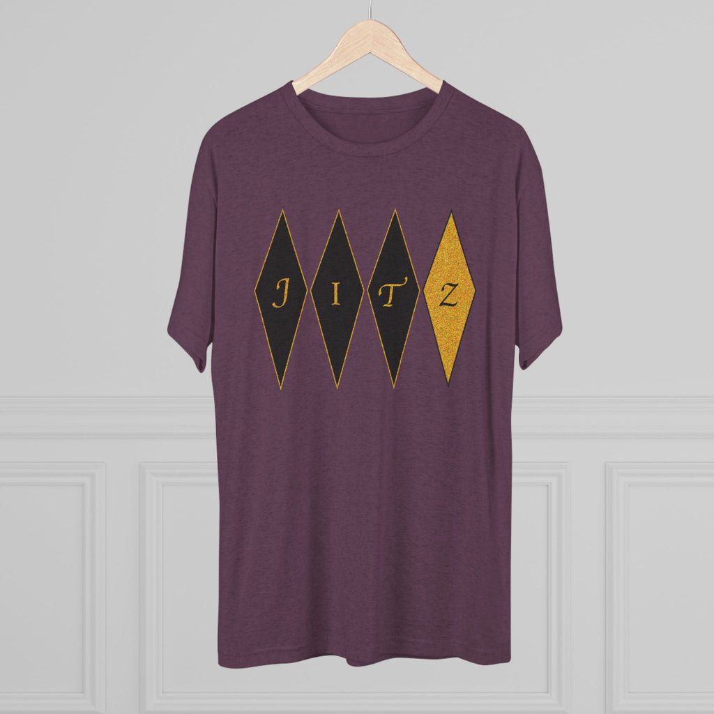 Vintage Jiu Jitsu Tri-Blend Crew Tee - JITZ Graphic Tee, Everyday Comfort Shirt, Casual Wear, Gift for Him/Her, Trendy Outfit