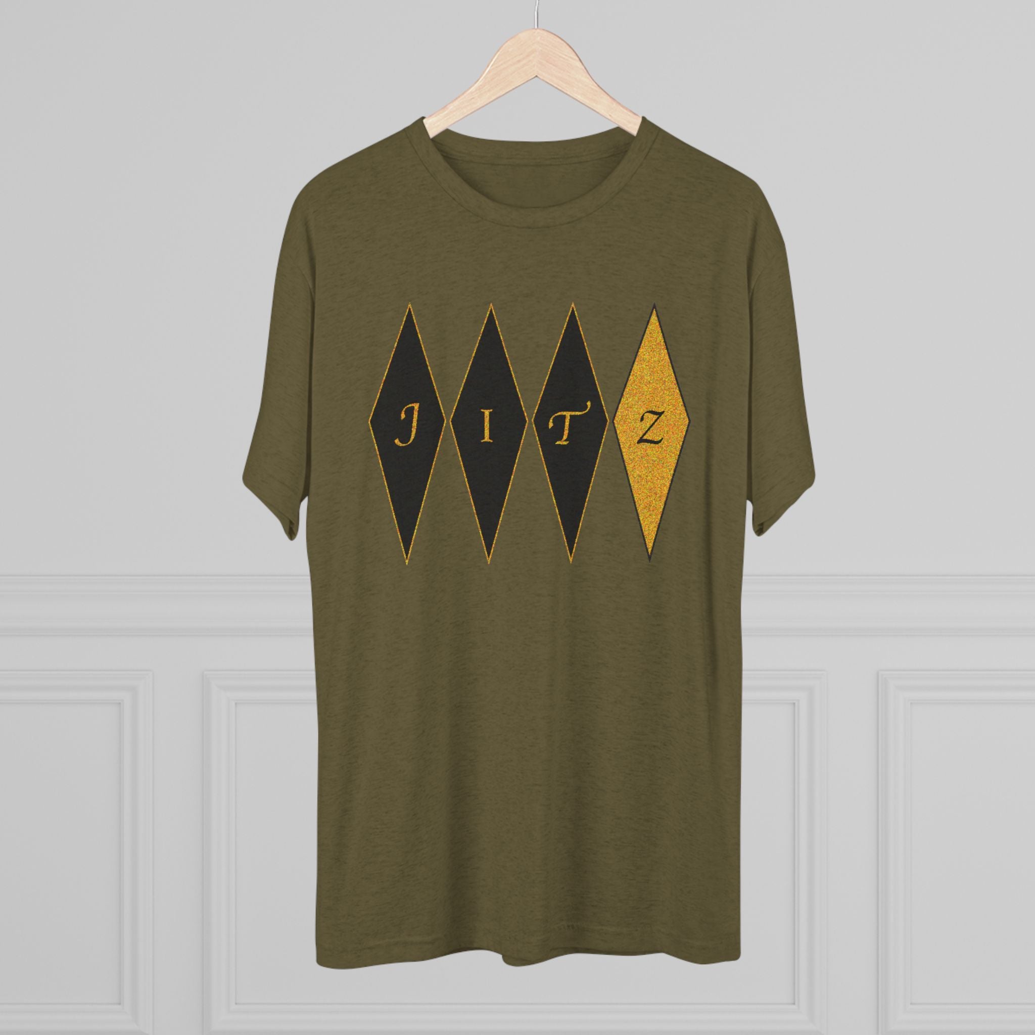 Vintage Jiu Jitsu Tri-Blend Crew Tee - JITZ Graphic Tee, Everyday Comfort Shirt, Casual Wear, Gift for Him/Her, Trendy Outfit