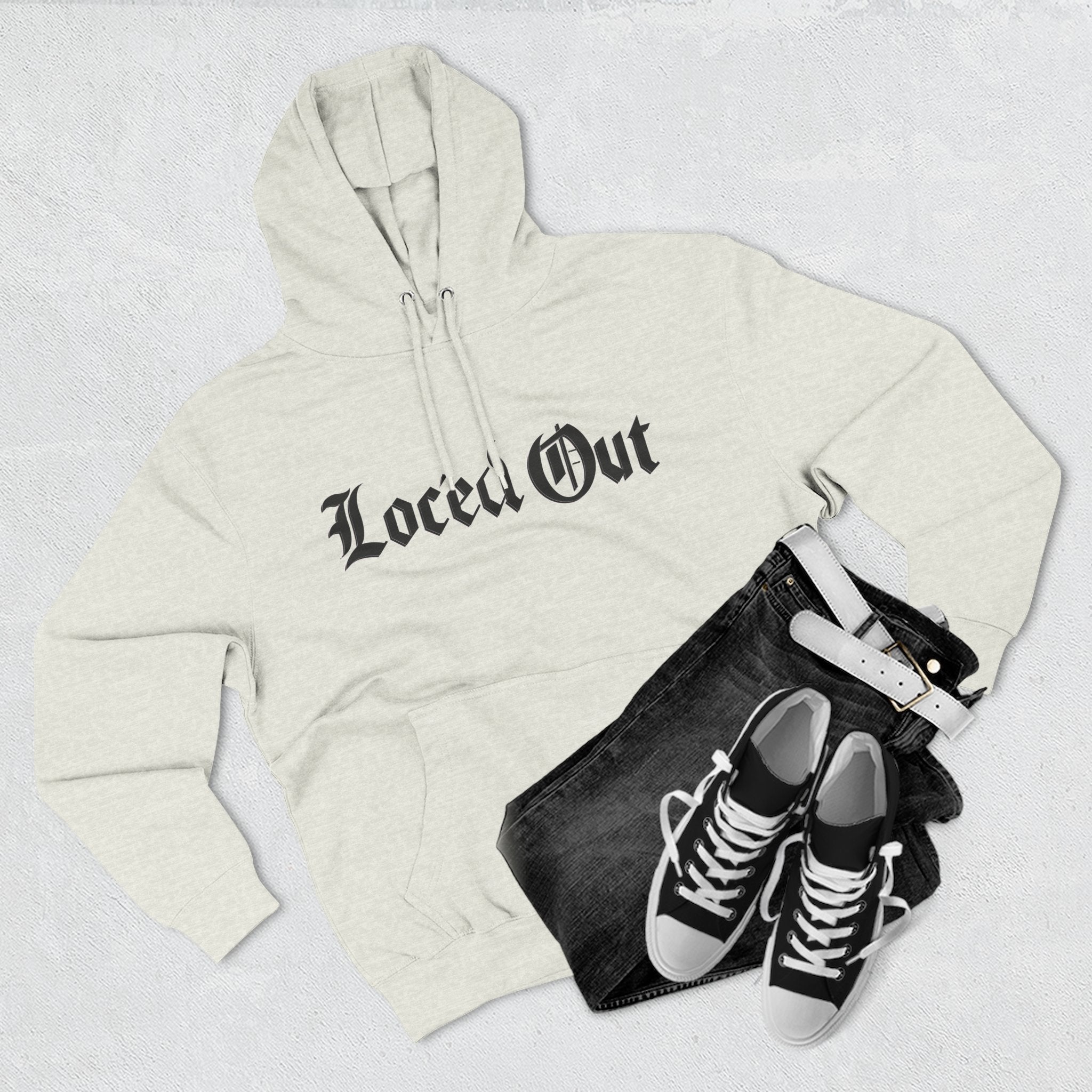 Trendy Fleece Loc ed Out Hoodie, Cozy Oversized Hoodie for Fall, Casual Streetwear, Unique Gift for Him/Her, Perfect for Relaxing or Lounging