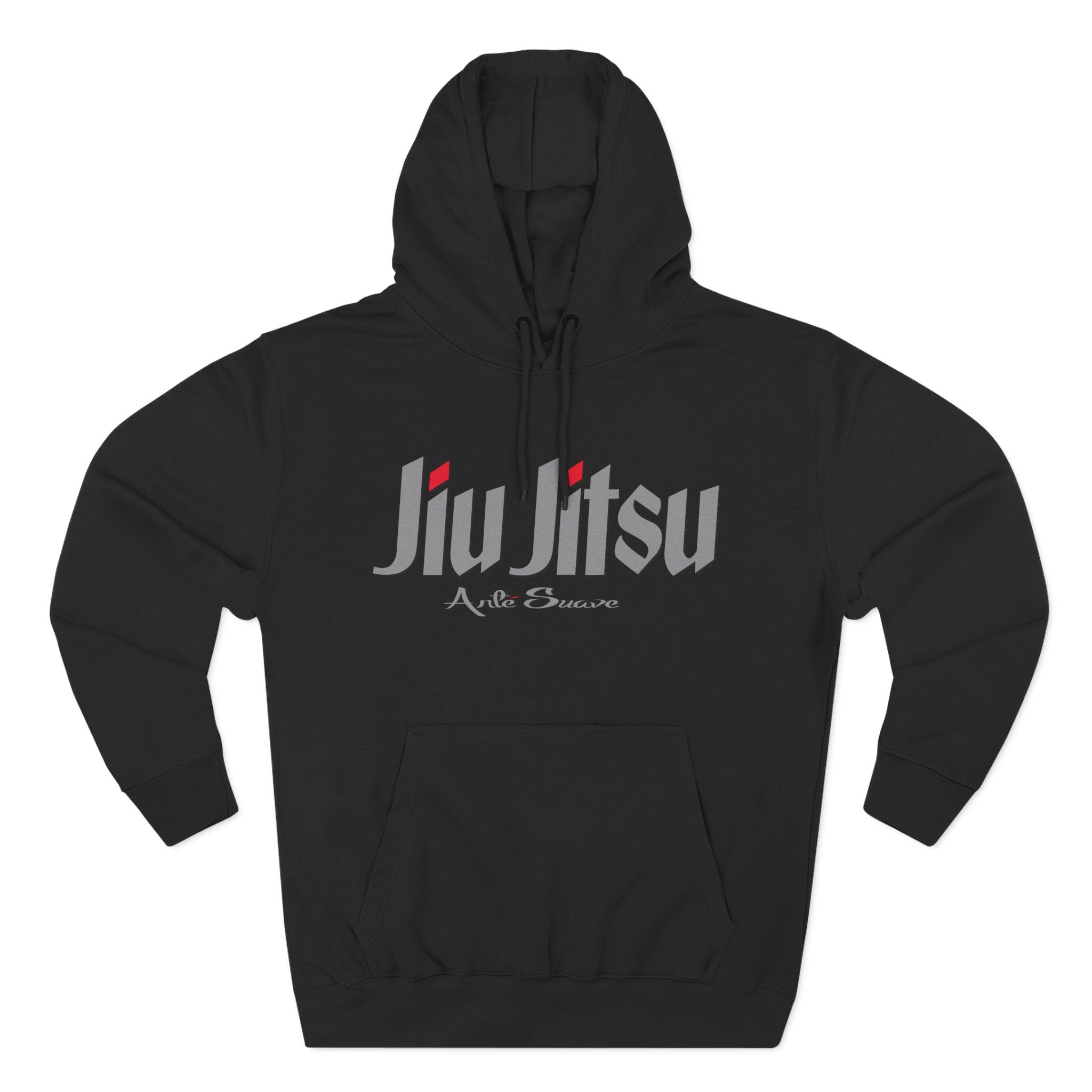 Three panel fleece Jiu Jitsu Hoodie for Martial Arts Lovers, Gifts for Athletes, Cozy Sports Apparel, Perfect for Training and Casual Wear