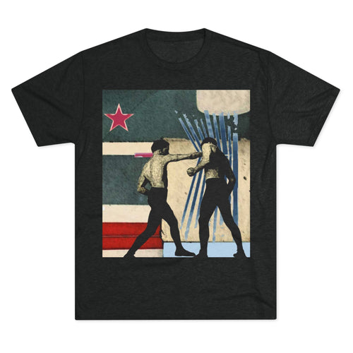 Boxing Retro Art Tee — Vintage Fight Poster Graphic T-Shirt