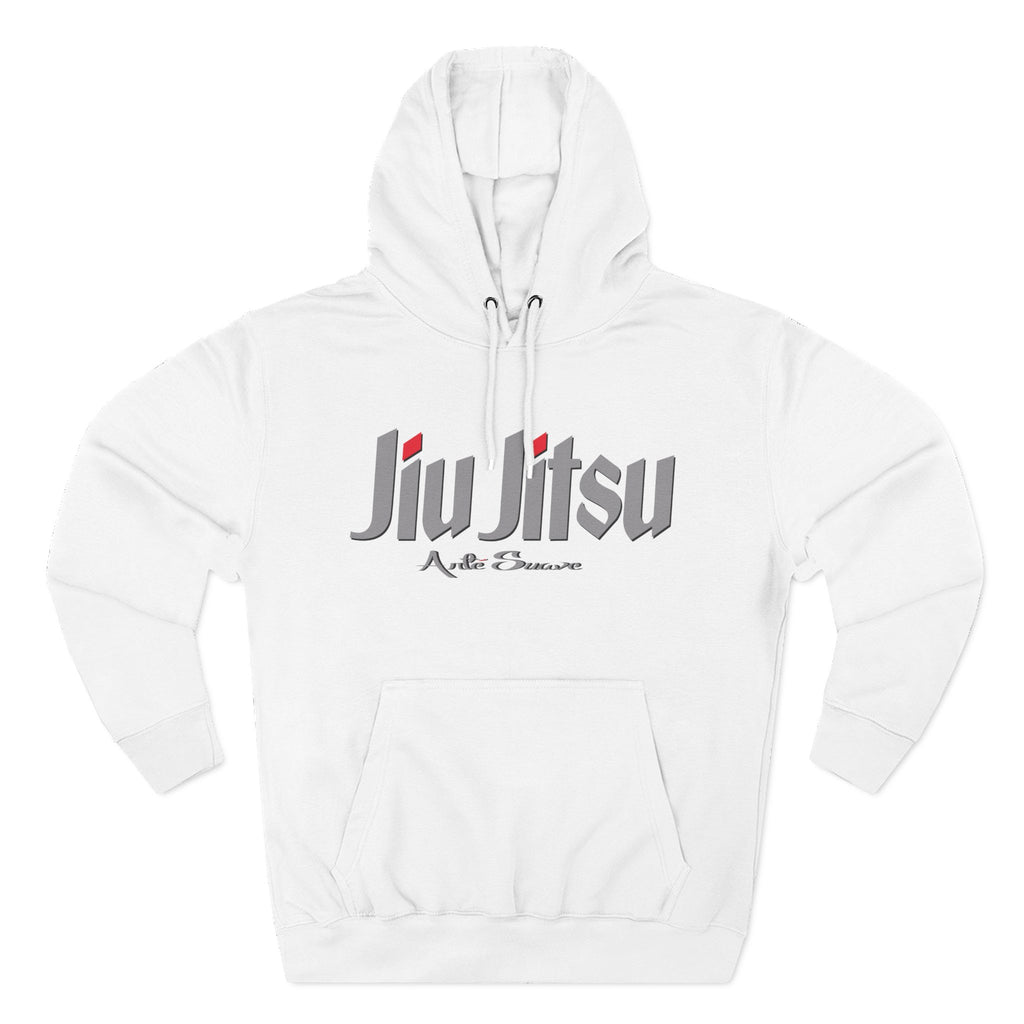Three panel fleece Jiu Jitsu Hoodie for Martial Arts Lovers, Gifts for Athletes, Cozy Sports Apparel, Perfect for Training and Casual Wear