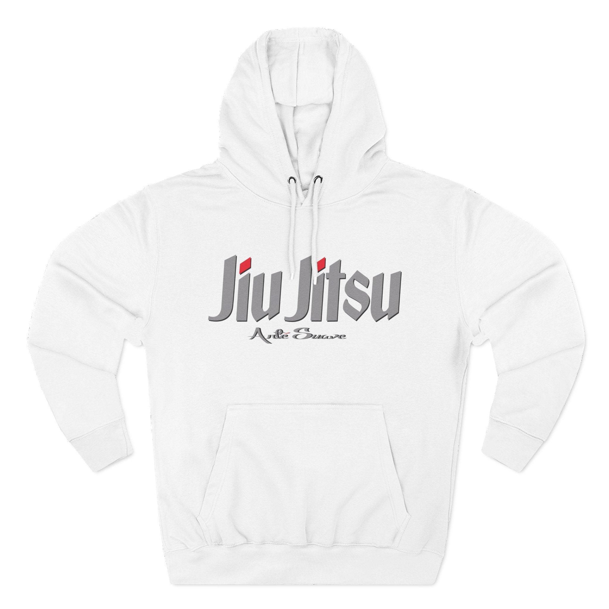 Three panel fleece Jiu Jitsu Hoodie for Martial Arts Lovers, Gifts for Athletes, Cozy Sports Apparel, Perfect for Training and Casual Wear