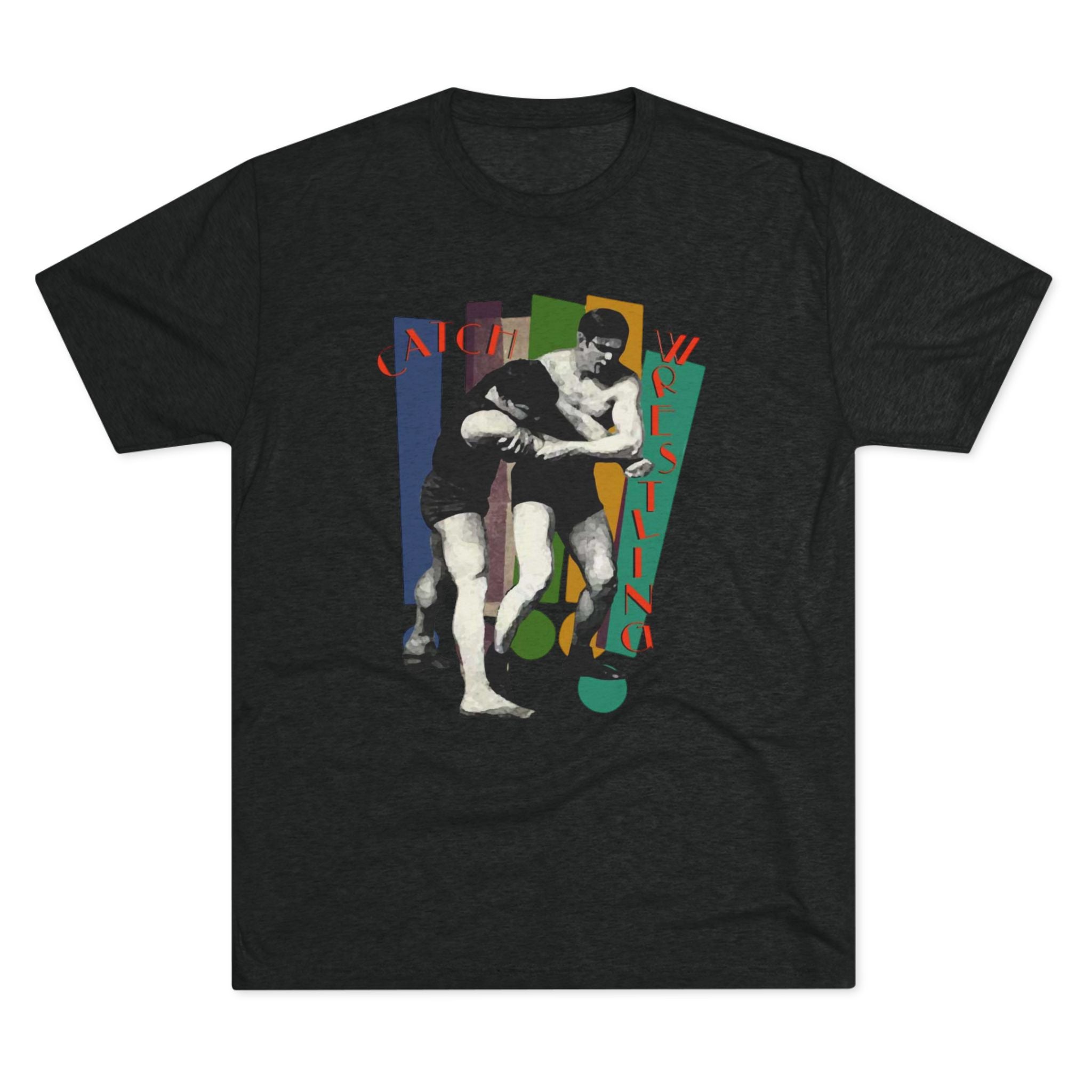 Wrestling Retro Graphic Tee — Vintage Grapplers Design