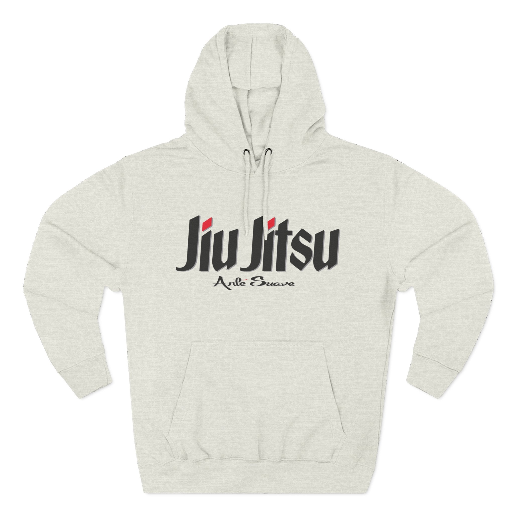 Jiu Jitsu Fleece Hoodie Black Font - Sporty Comfort for Martial Arts Lovers, Gifts for BJJ Practitioners, Casual Wear, Training Apparel, [...]