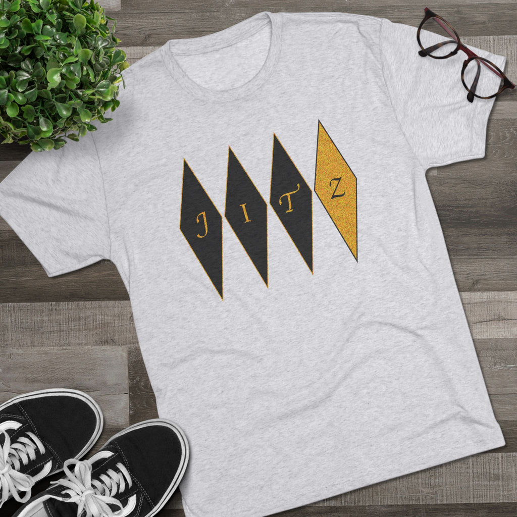 Vintage Jiu Jitsu Tri-Blend Crew Tee - JITZ Graphic Tee, Everyday Comfort Shirt, Casual Wear, Gift for Him/Her, Trendy Outfit