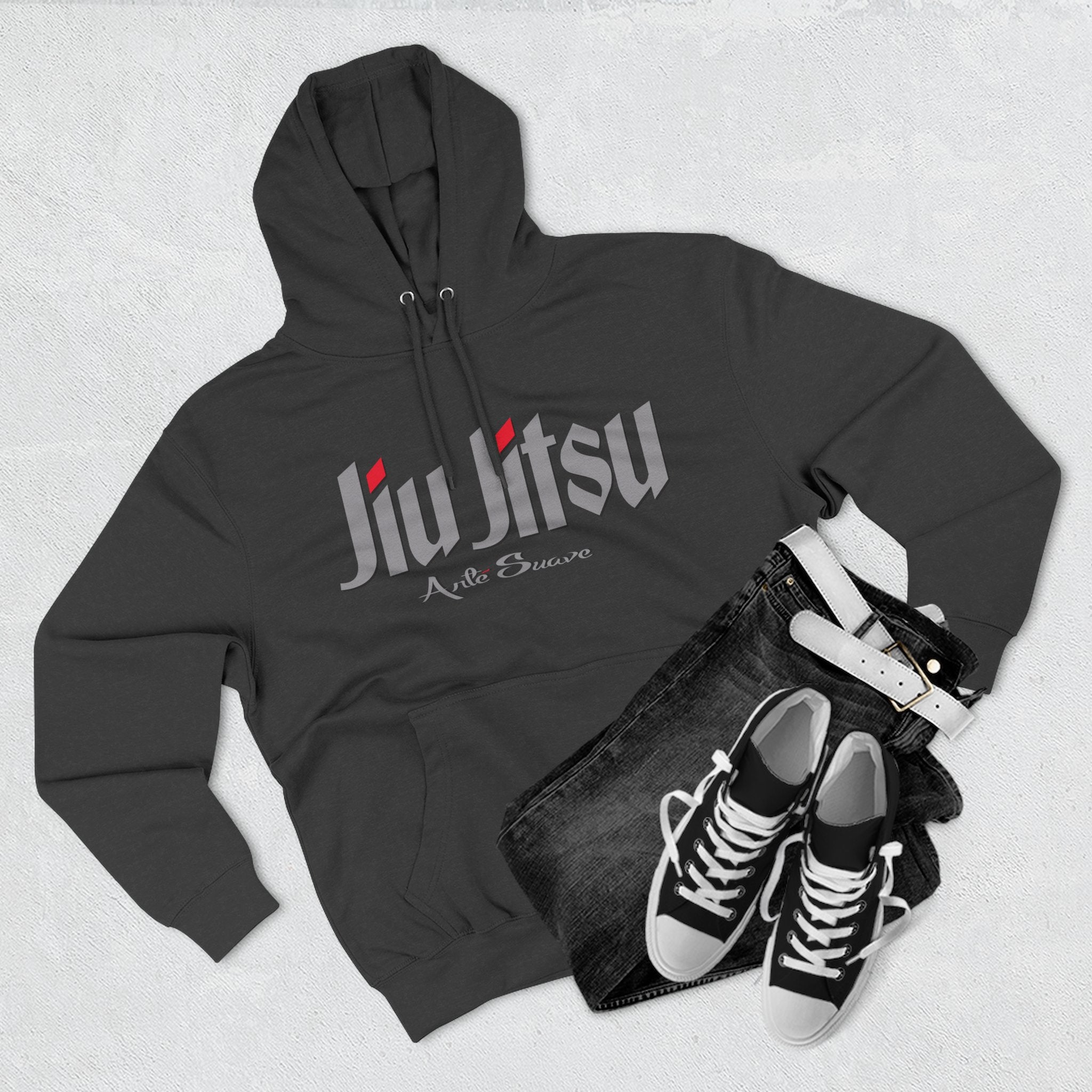 Grey Font Jiu Jitsu Fleece Hoodie for Training and Comfort, Stylish BJJ Apparel for Martial Arts Enthusiasts, Perfect Gift for Athletes, Casual [...]