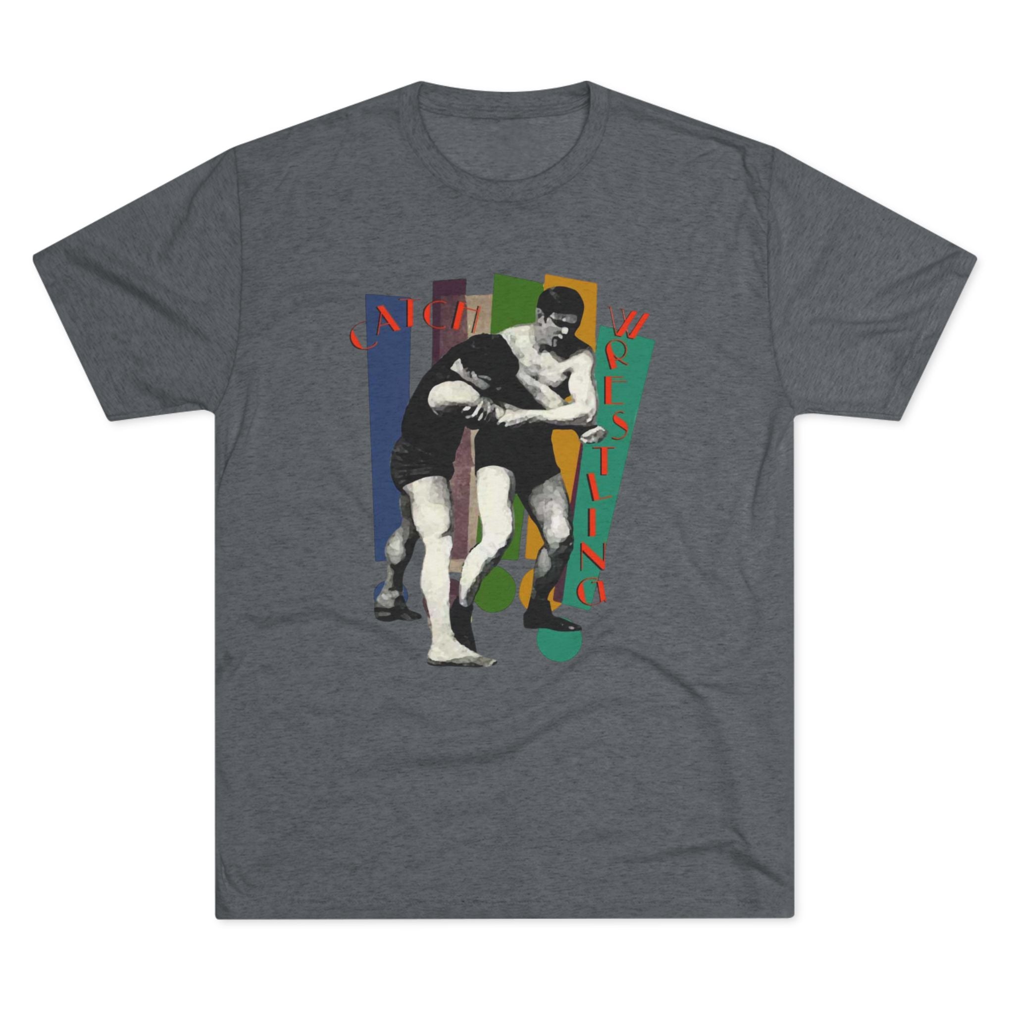 Wrestling Retro Graphic Tee — Vintage Grapplers Design