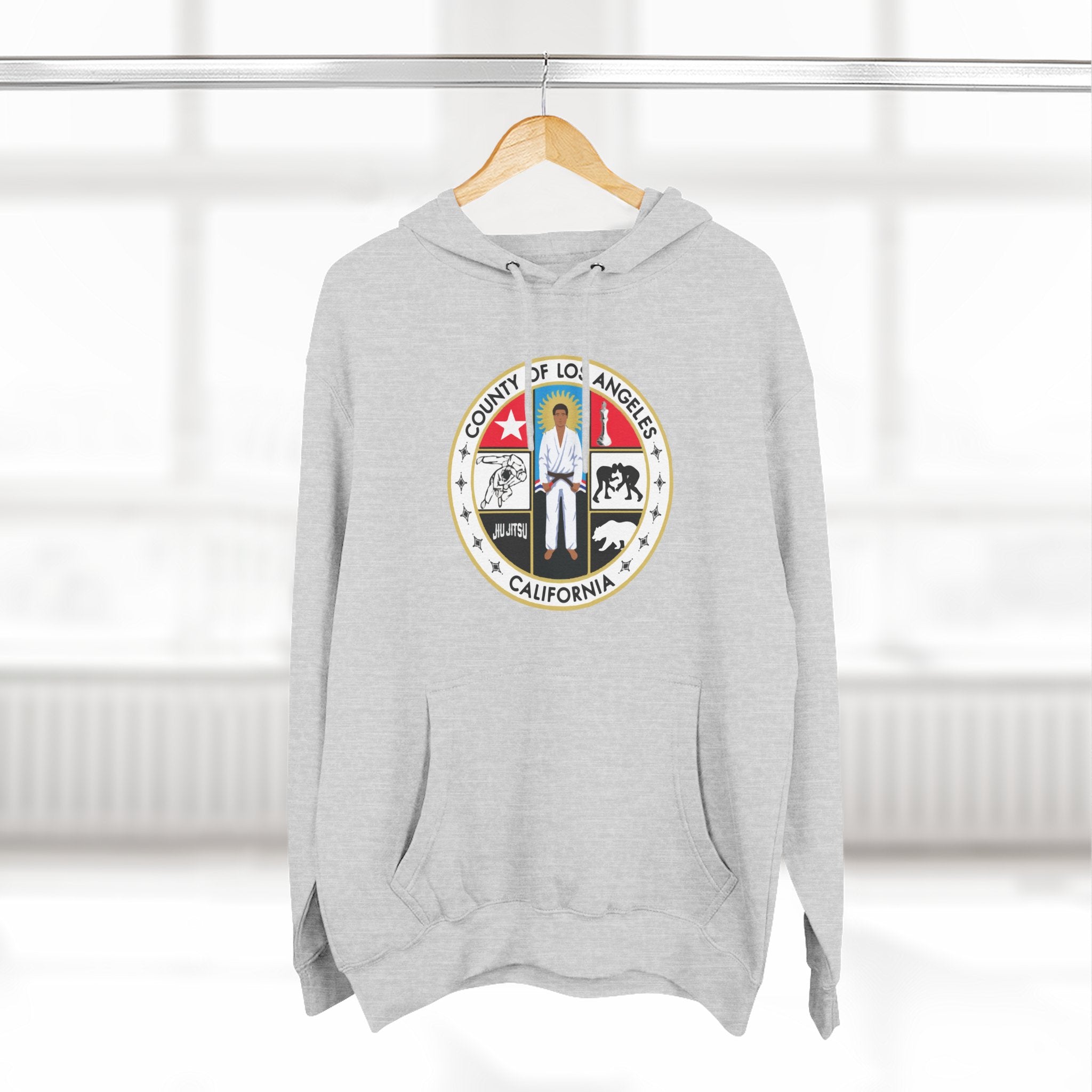 Cozy California State Seal Fleece Hoodie | Urban Casual Wear,Gift for Friends,Soft Hoodie,Street Style,California Pride