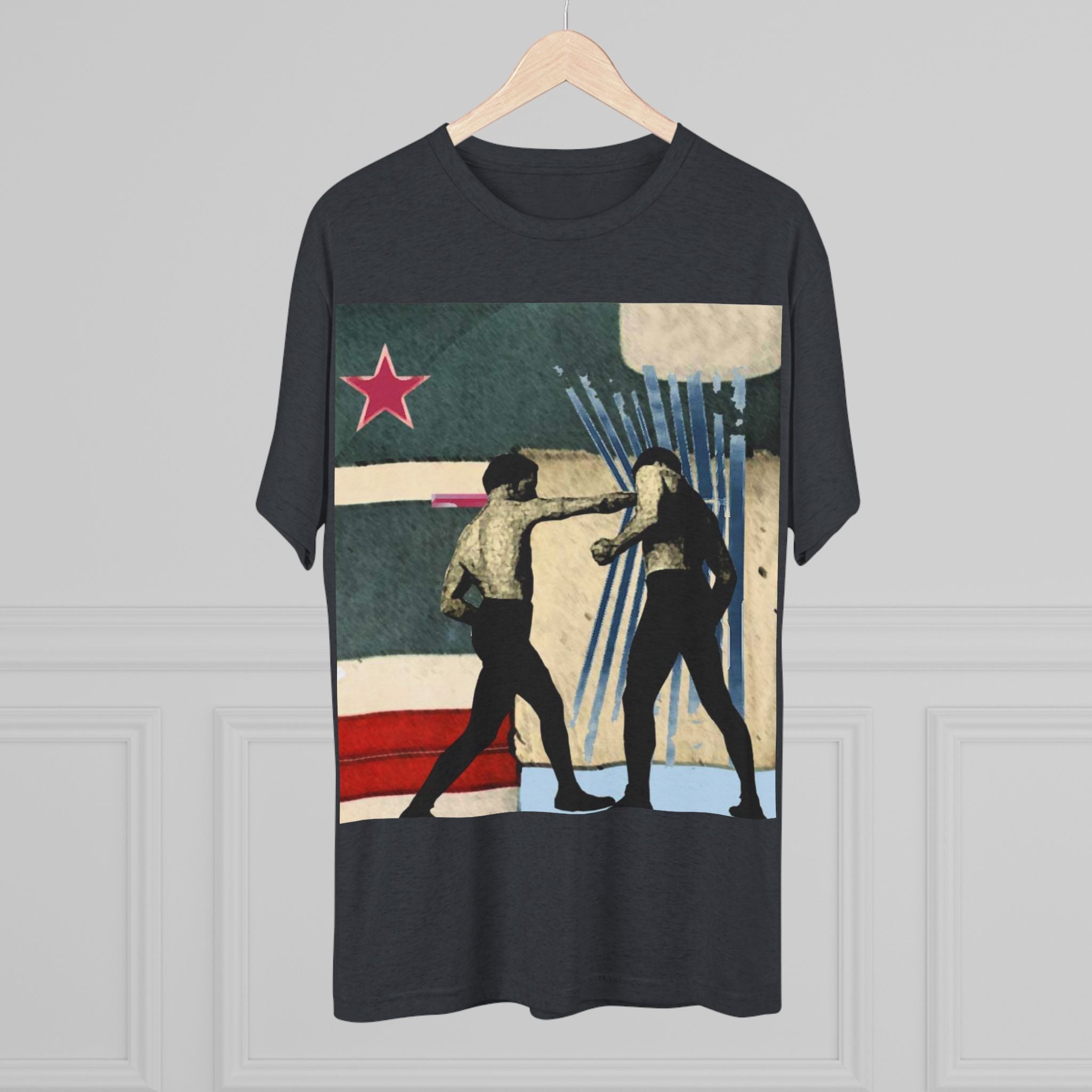 Boxing Retro Art Tee — Vintage Fight Poster Graphic T-Shirt