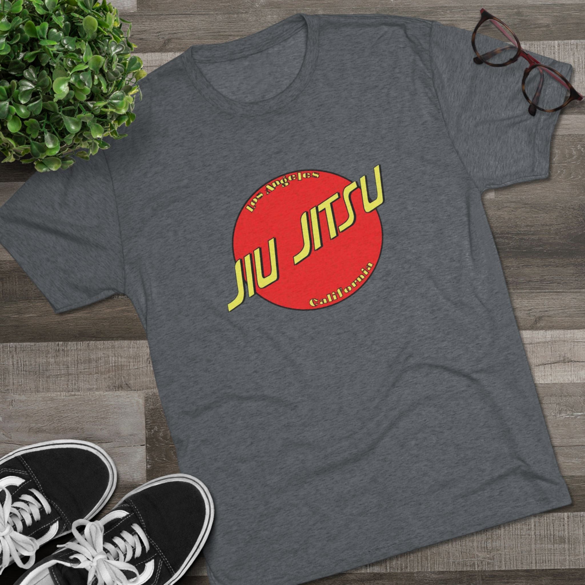 Jiu Jitsu Retro Logo Tee — Martial Arts Graphic Shirt