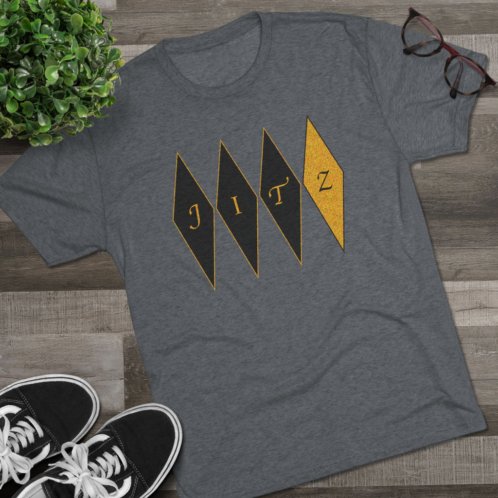 Vintage Jiu Jitsu Tri-Blend Crew Tee - JITZ Graphic Tee, Everyday Comfort Shirt, Casual Wear, Gift for Him/Her, Trendy Outfit