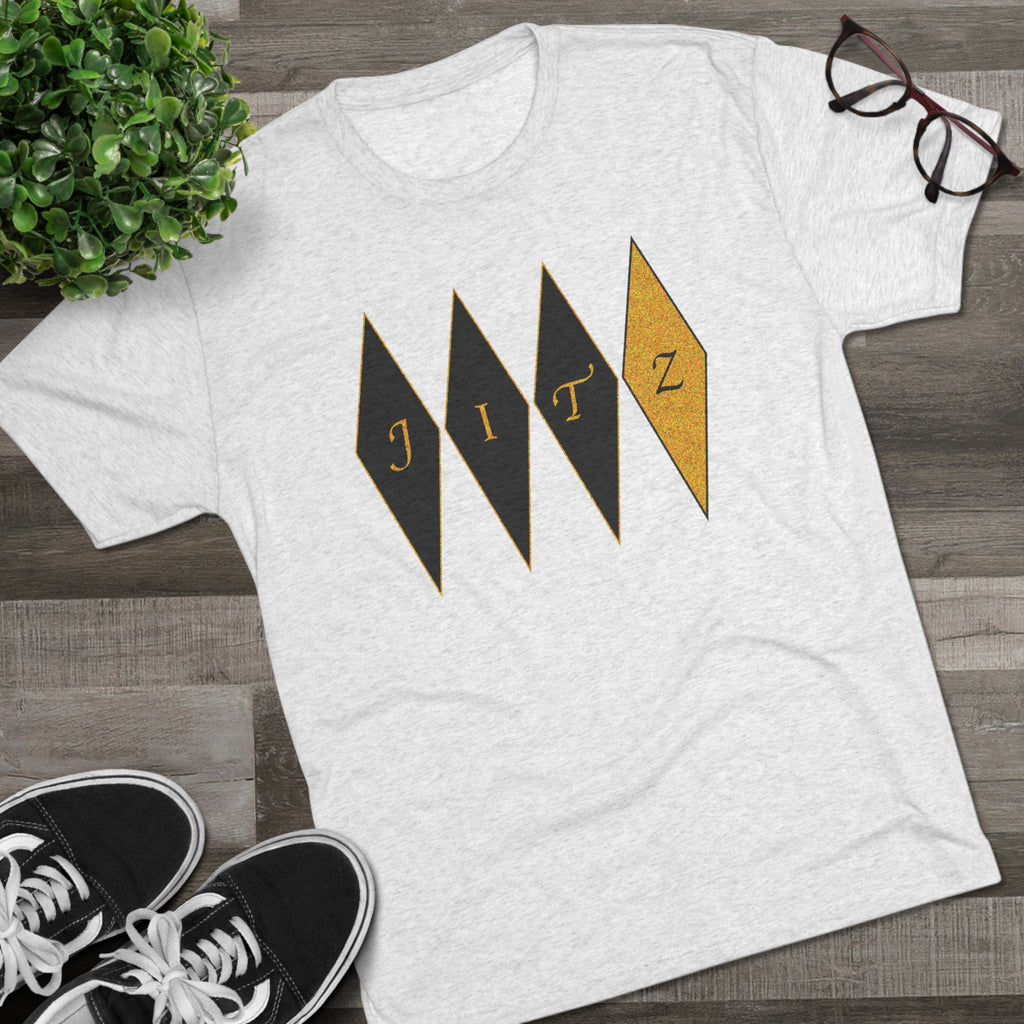 Vintage Jiu Jitsu Tri-Blend Crew Tee - JITZ Graphic Tee, Everyday Comfort Shirt, Casual Wear, Gift for Him/Her, Trendy Outfit