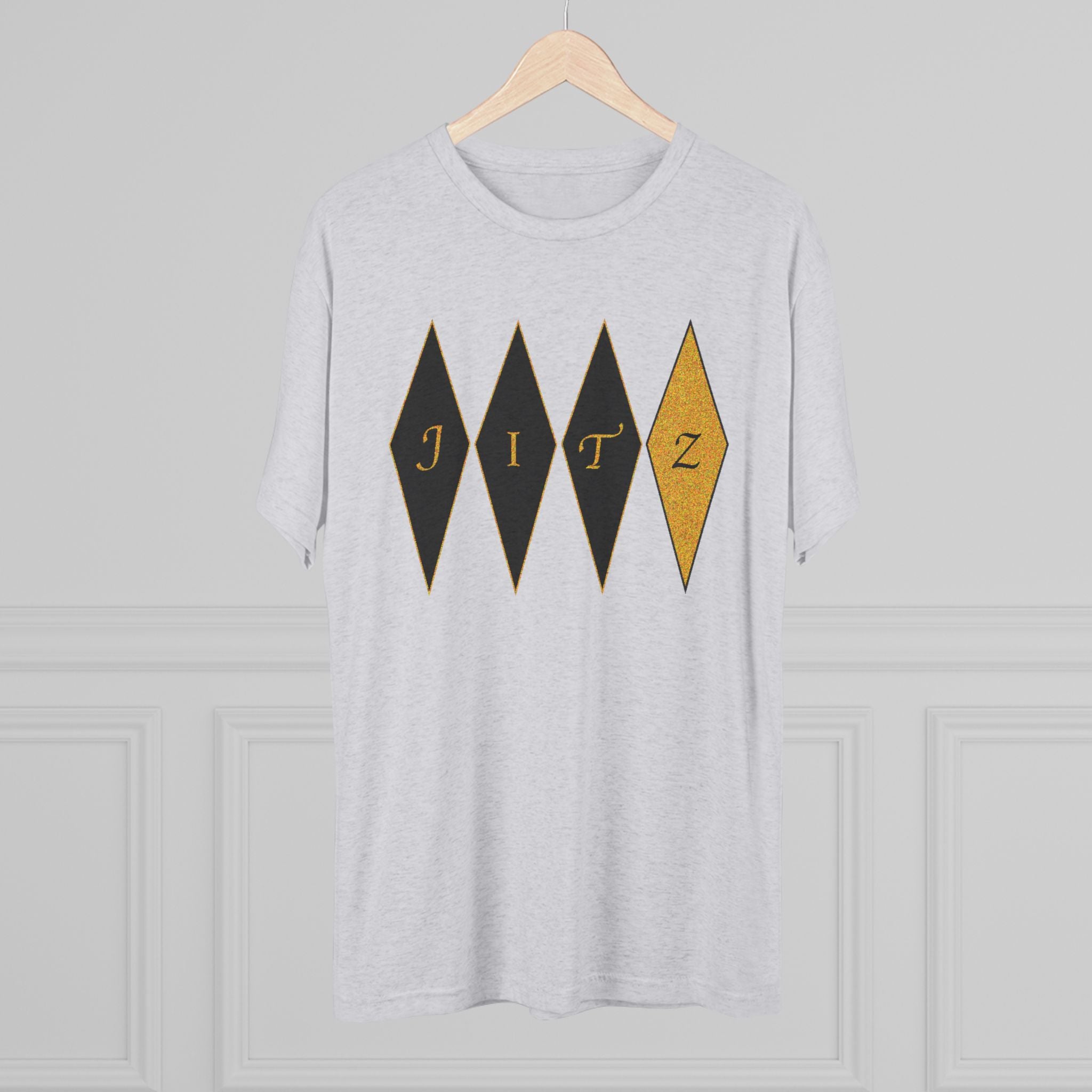 Vintage Jiu Jitsu Tri-Blend Crew Tee - JITZ Graphic Tee, Everyday Comfort Shirt, Casual Wear, Gift for Him/Her, Trendy Outfit