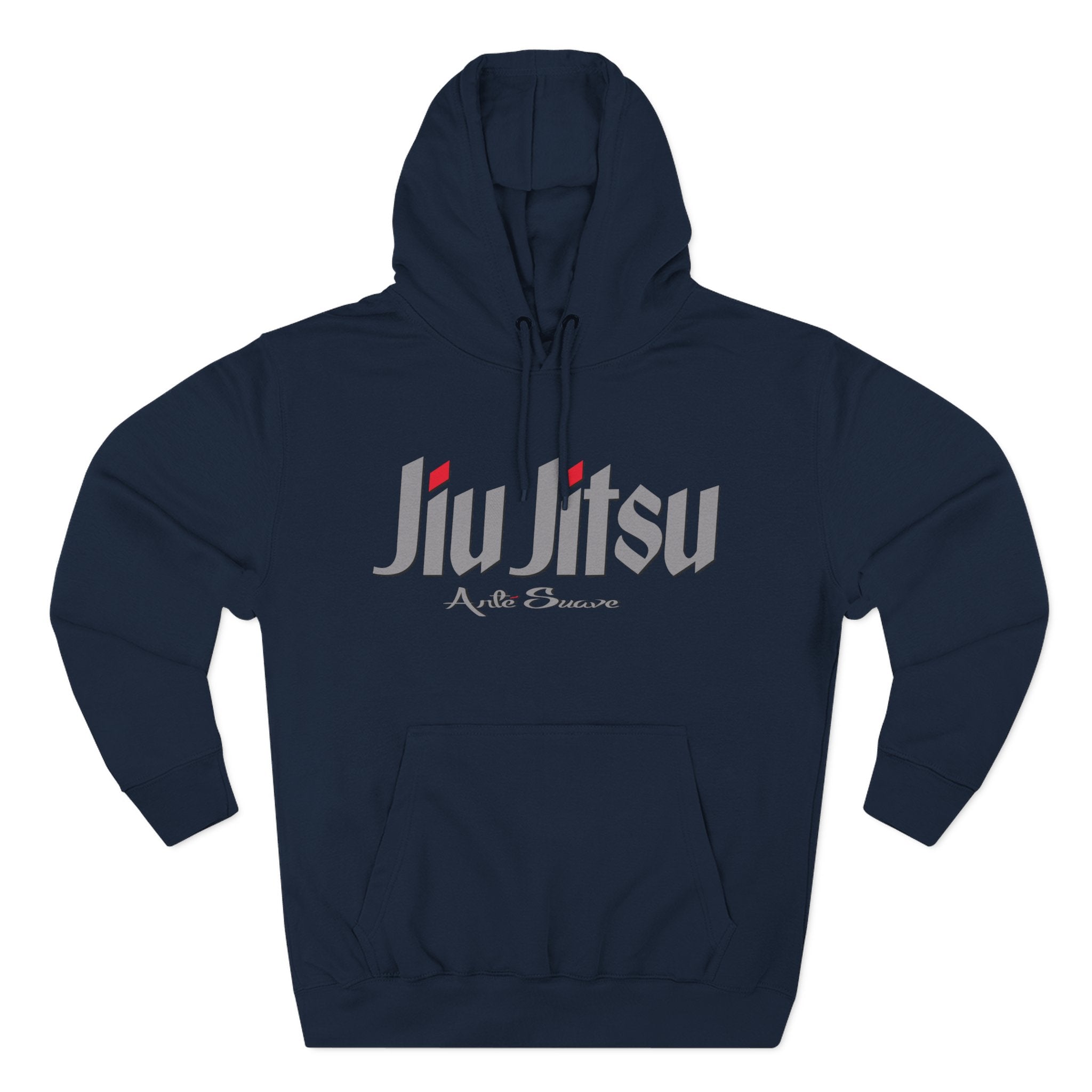 Three panel fleece Jiu Jitsu Hoodie for Martial Arts Lovers, Gifts for Athletes, Cozy Sports Apparel, Perfect for Training and Casual Wear