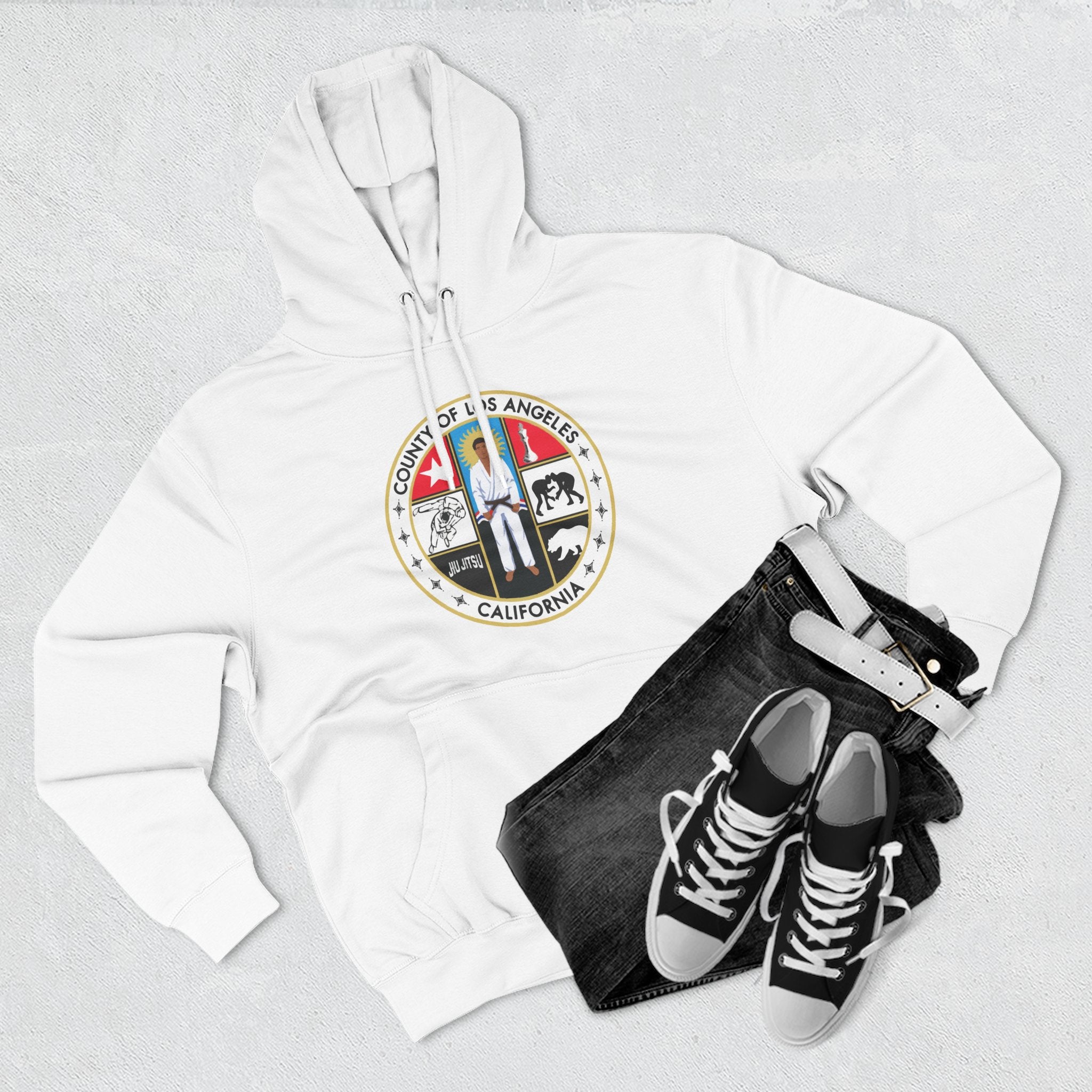 Cozy California State Seal Fleece Hoodie | Urban Casual Wear,Gift for Friends,Soft Hoodie,Street Style,California Pride