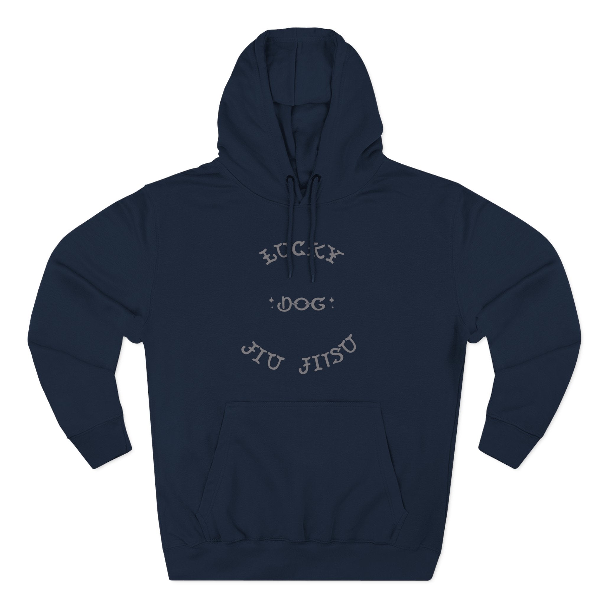 Stylish Lucky Dog Jiu Jitsu Hoodie  , Casual Wear, Gift for Martial Arts Enthusiasts, Gym Apparel, Unique Lucky Dog Gift
