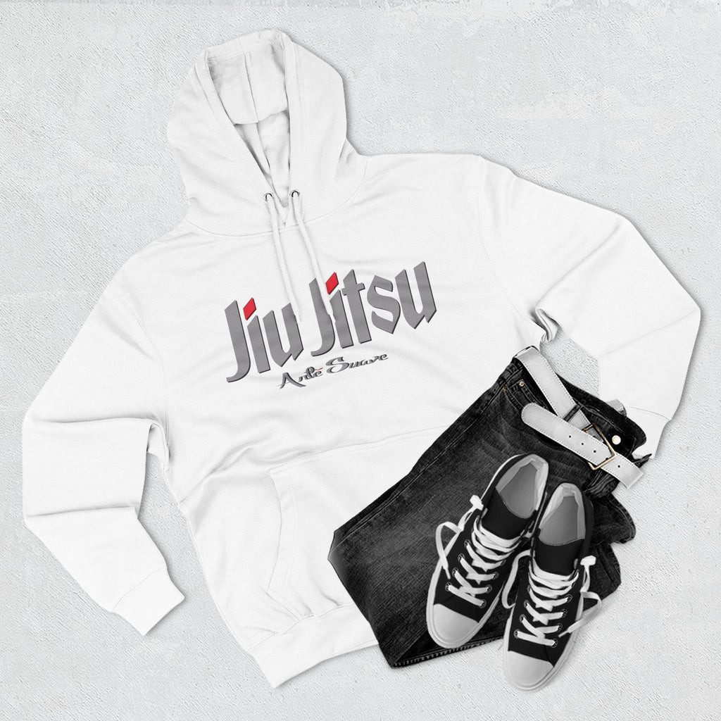 Three panel fleece Jiu Jitsu Hoodie for Martial Arts Lovers, Gifts for Athletes, Cozy Sports Apparel, Perfect for Training and Casual Wear