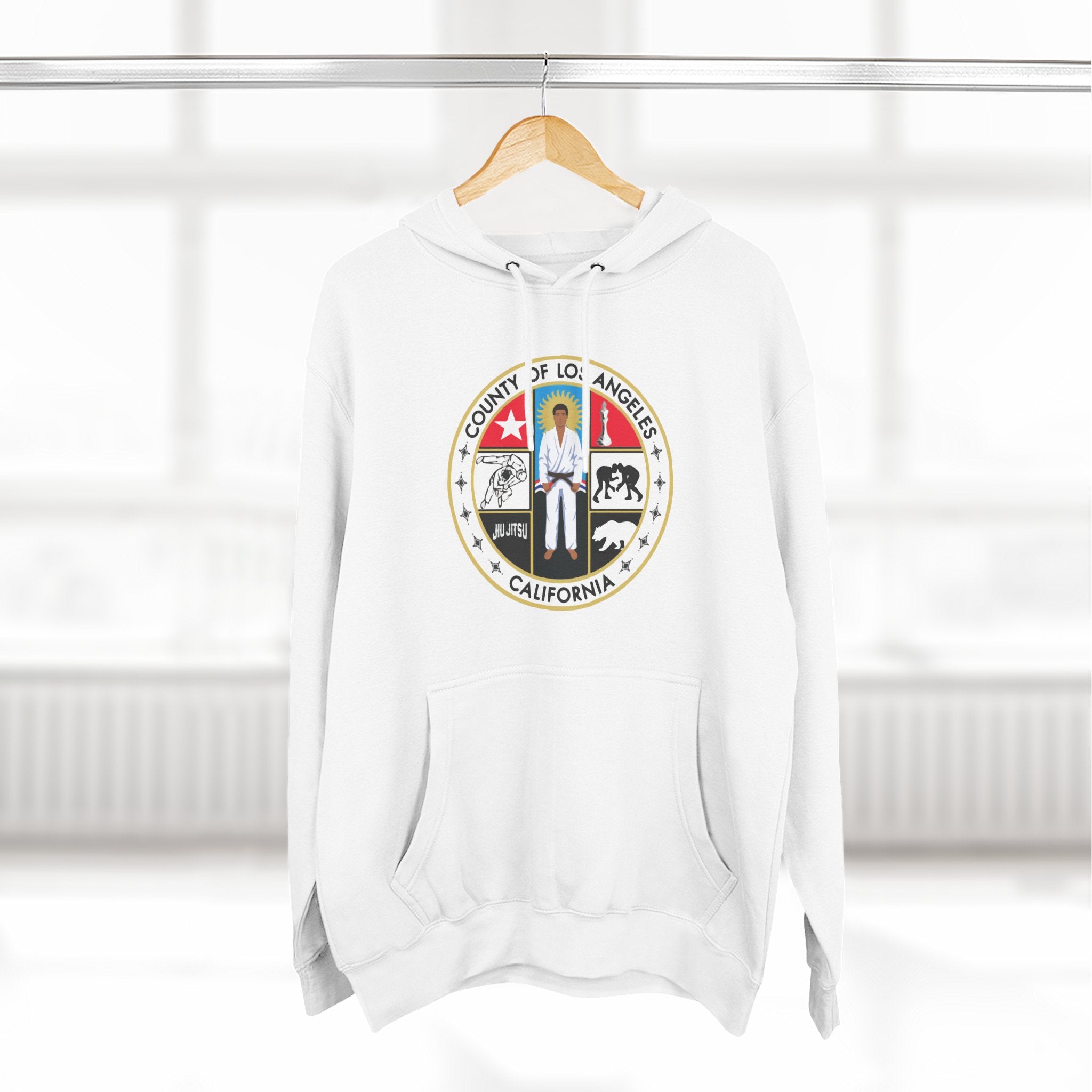 Cozy California State Seal Fleece Hoodie | Urban Casual Wear,Gift for Friends,Soft Hoodie,Street Style,California Pride