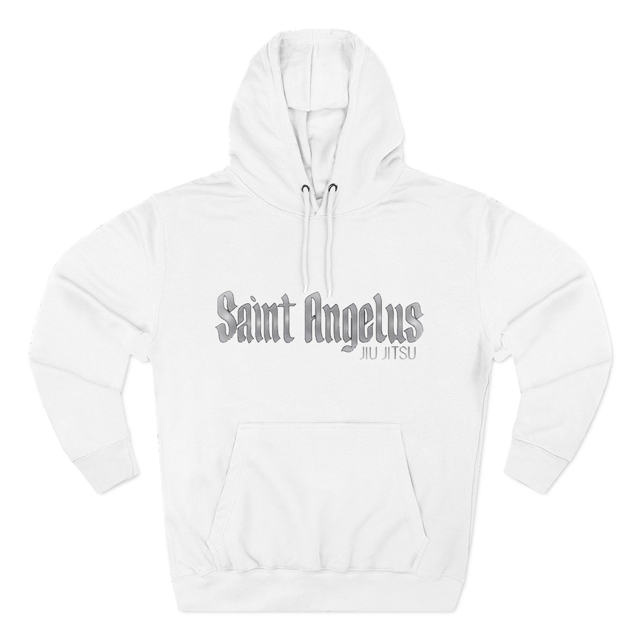 Saint Angelus (2) Jiu Jiutsu Stylish Three-Panel Fleece Hoodie - Cozy Casual Wear, Perfect Gift for Any Occasion, Streetwear, Layering Essential, Unisex Sweatshirt